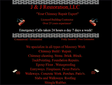 Tablet Screenshot of chimneyrepairexpert.com